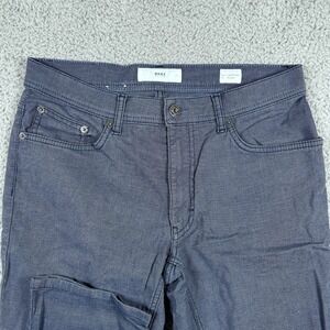 Brax Feel Good Cooper Fancy Regular Fit Pants Mens 30x30 Blue Textured